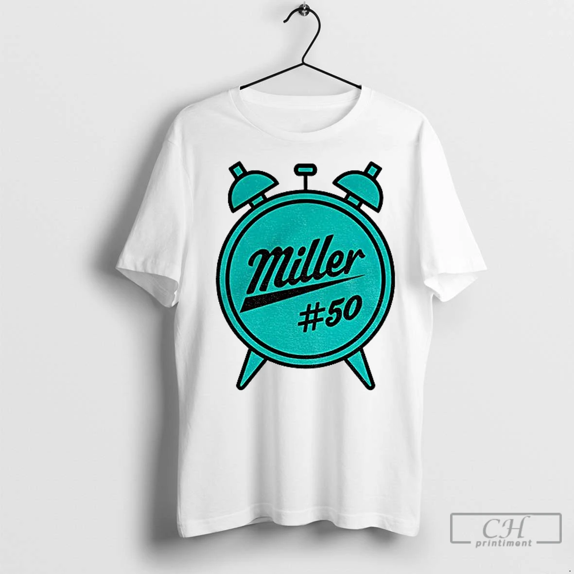 Classic Miller Lite 50 Miller Oclock Teal T Shirt