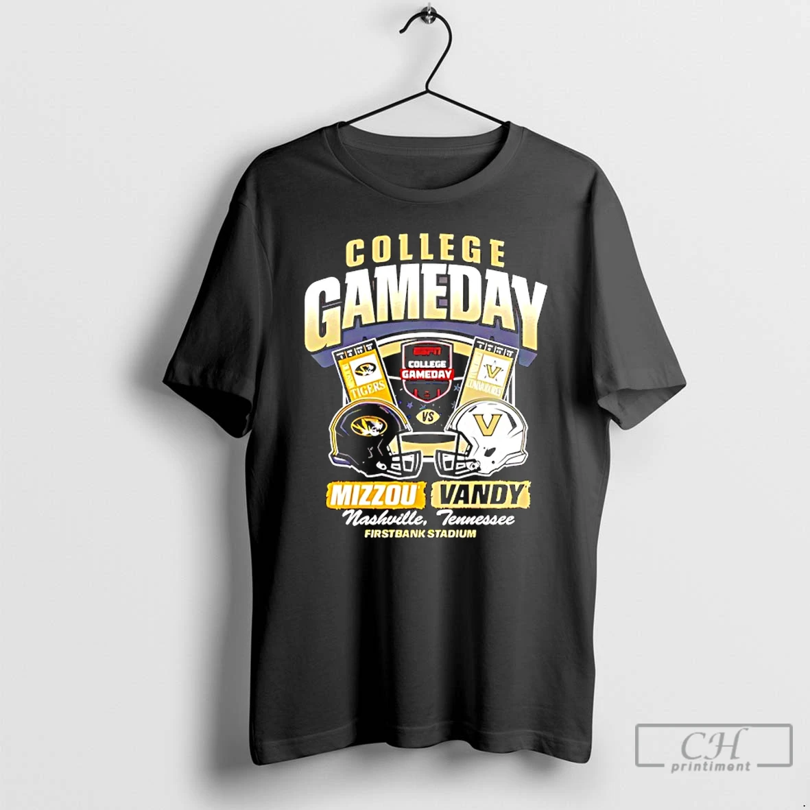 Classic Missouri Tigers Vs Vanderbilt Commodores 2025 College Gameday T Shirts Hoodie