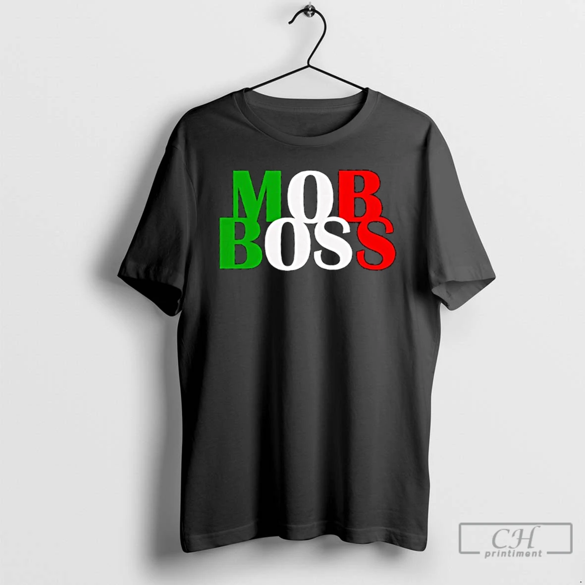 Classic Mob Boss Italian Flag 1920s Costume Mafia Party T Shirts Hoodie