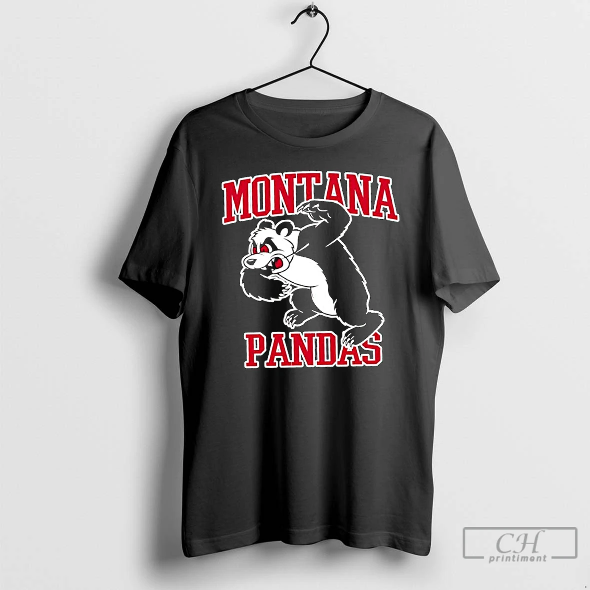 Classic Montana Pandas Youth Football Logo T Shirts Hoodie