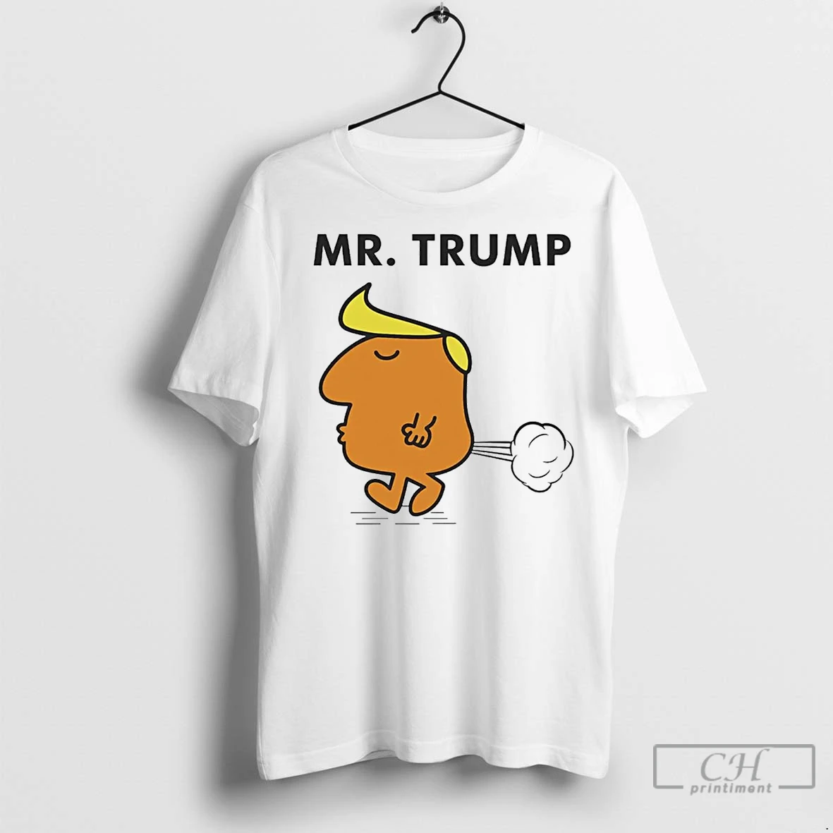 Classic Mr Trump Fart Mashup Mr Topsy Turvy T Shirt