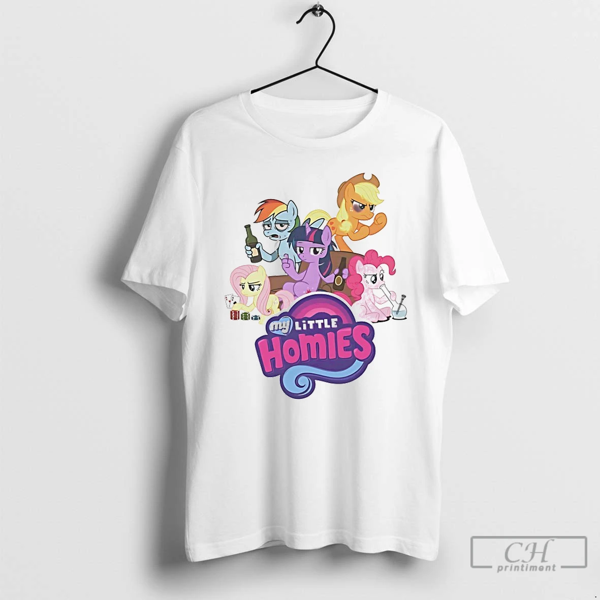 Classic My Little Pony Friendship Is Magic My Little Homies T Shirts Hoodie