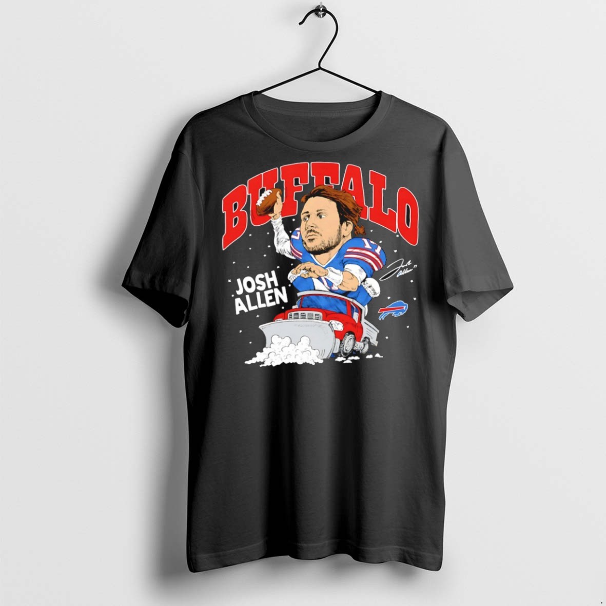 Classic Nfl Josh Allen Buffalo Bills Football Caricature Signature T Shirts