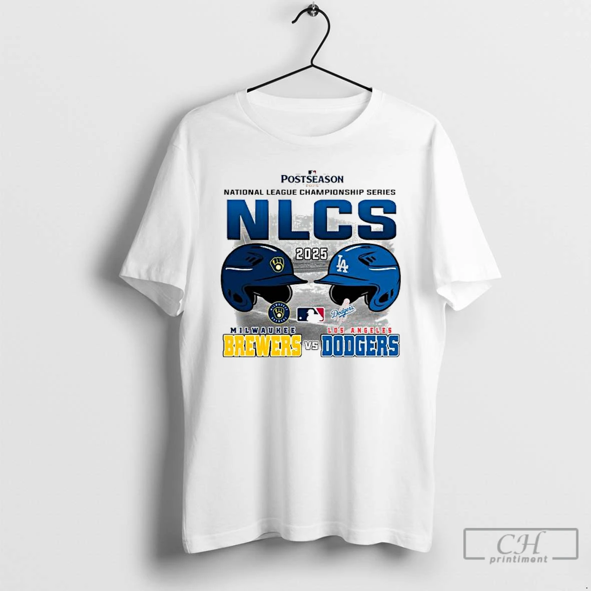 Classic Nlcs 2025 Los Angeles Dodgers Vs Milwaukee Brewers Matchup T Shirts Hoodie