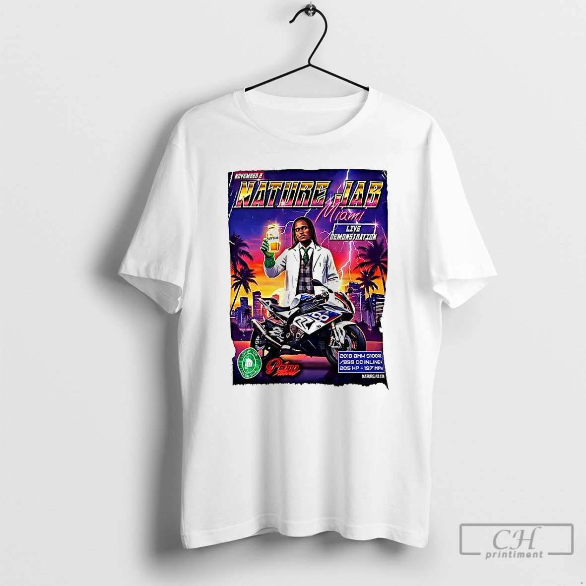 Classic Naturejab Miami Live Demonstration T Shirts Hoodie