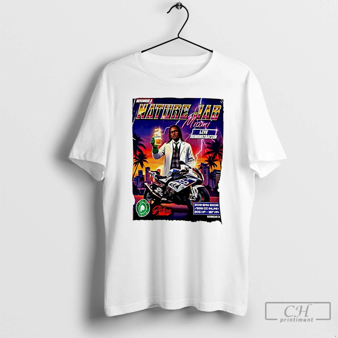 Classic Naturejab Miami On November 2nd Live Demonstration 2018 Bmw S1000r Motorcycle T Shirts Hoodie