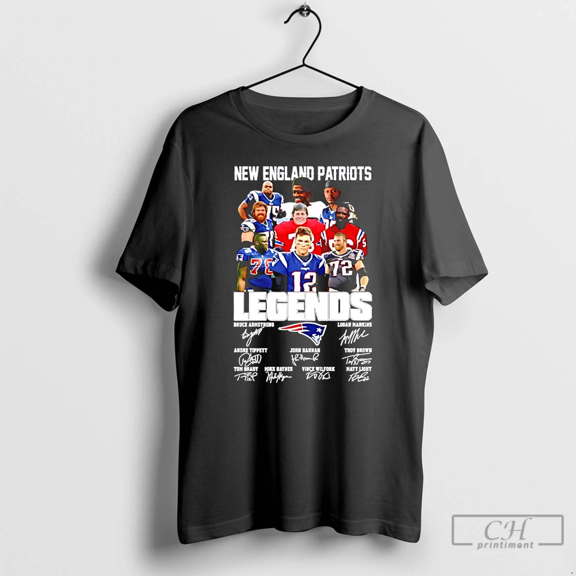 Classic New England Patriots Legends All Team Signature T Shirts Hoodie