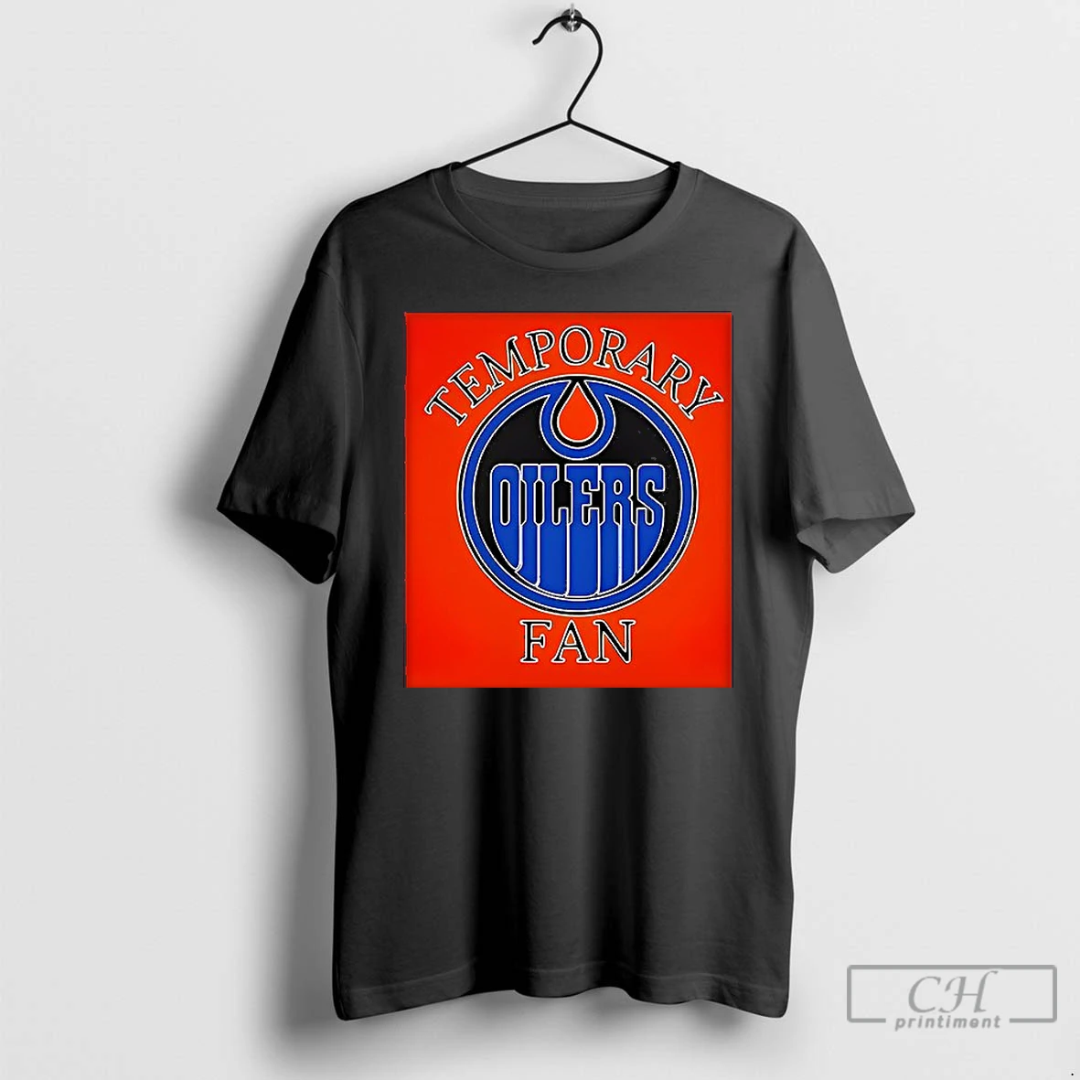 Classic Nhl Edmonton Oilers Temporary Fan T Shirts Hoodie Longsleeve