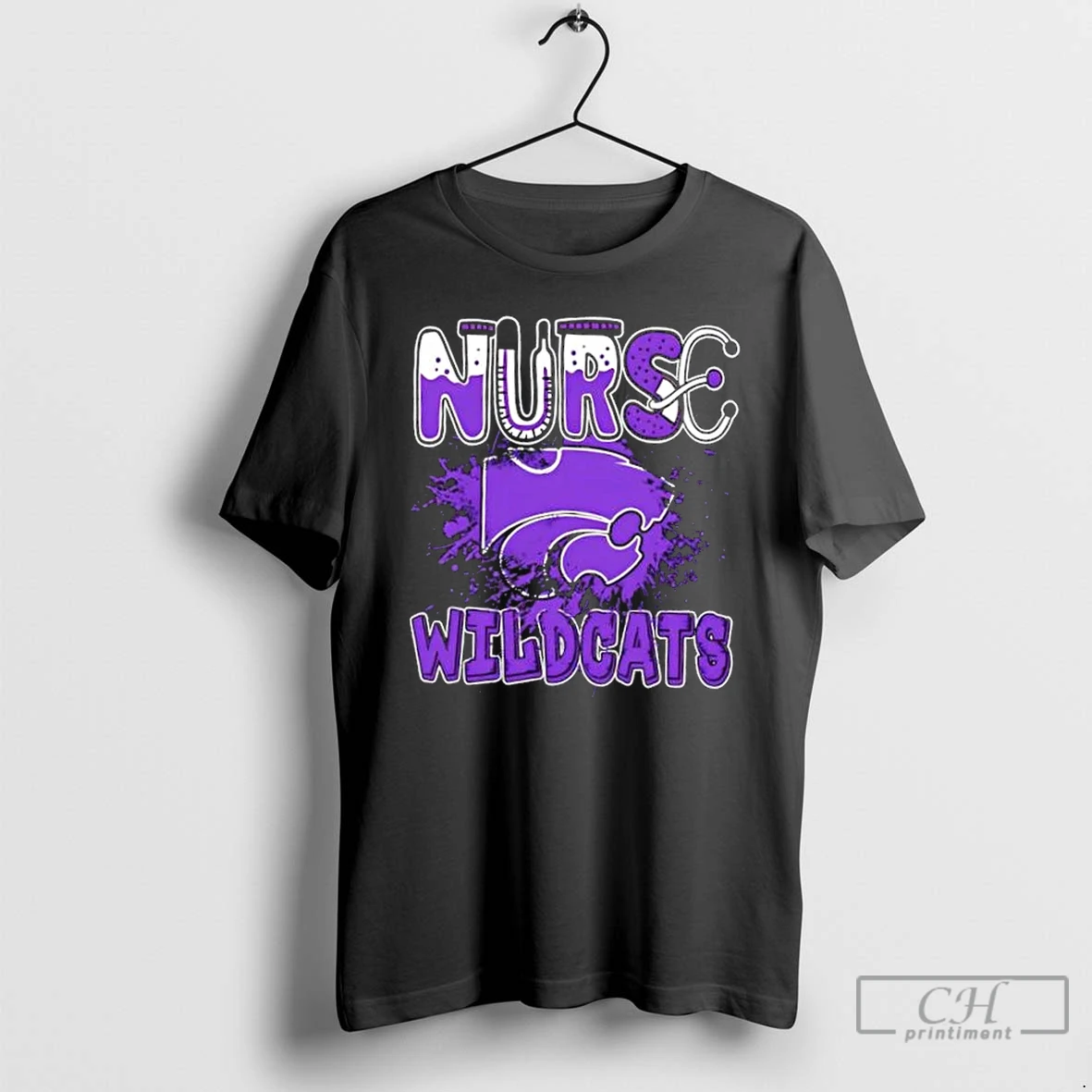 Classic Nurse X Kansas State Wildcats Football T Shirts Hoodie
