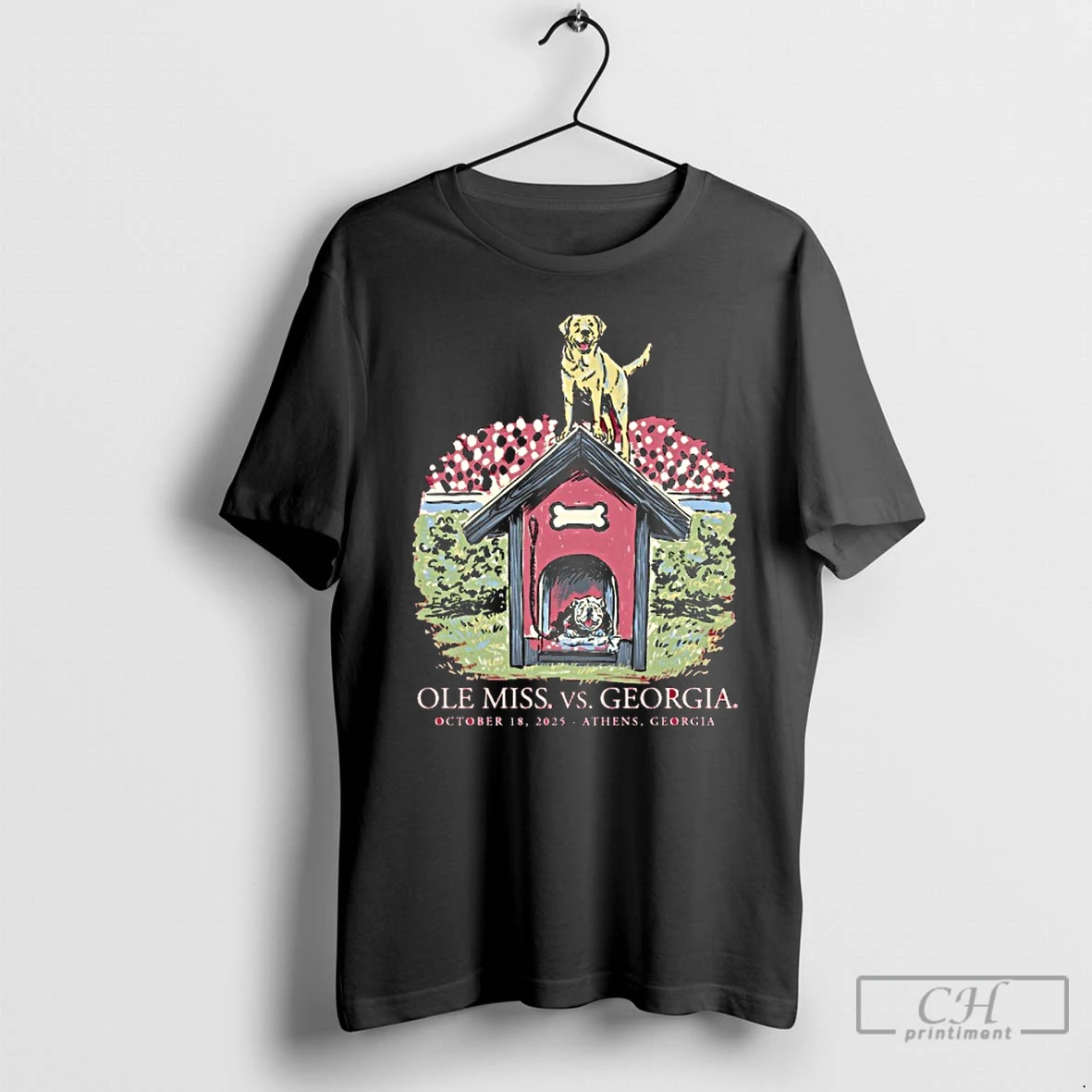 Classic Ole Miss Vs Georgia Game Day 2025 October 18 T Shirts Hoodie