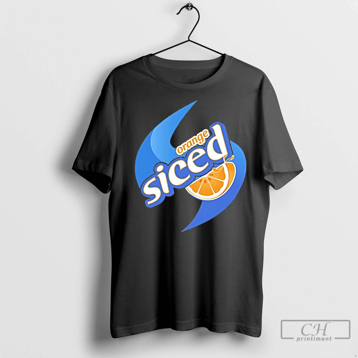 Classic Orange Siced T Shirt