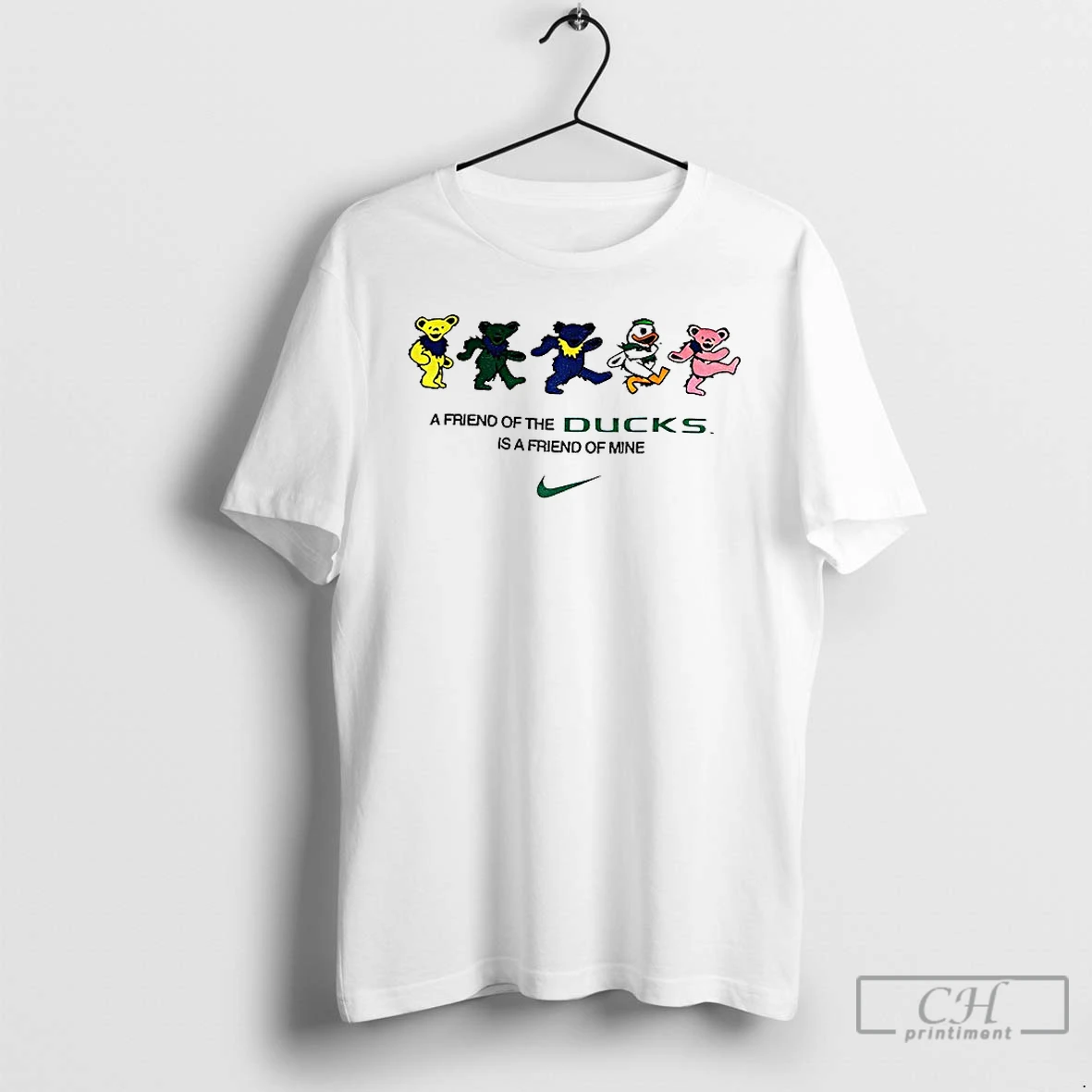 Classic Oregon Ducks Nike Grateful Ducks Dancing Bears A Friends Of The Ducks T Shirts Hoodie