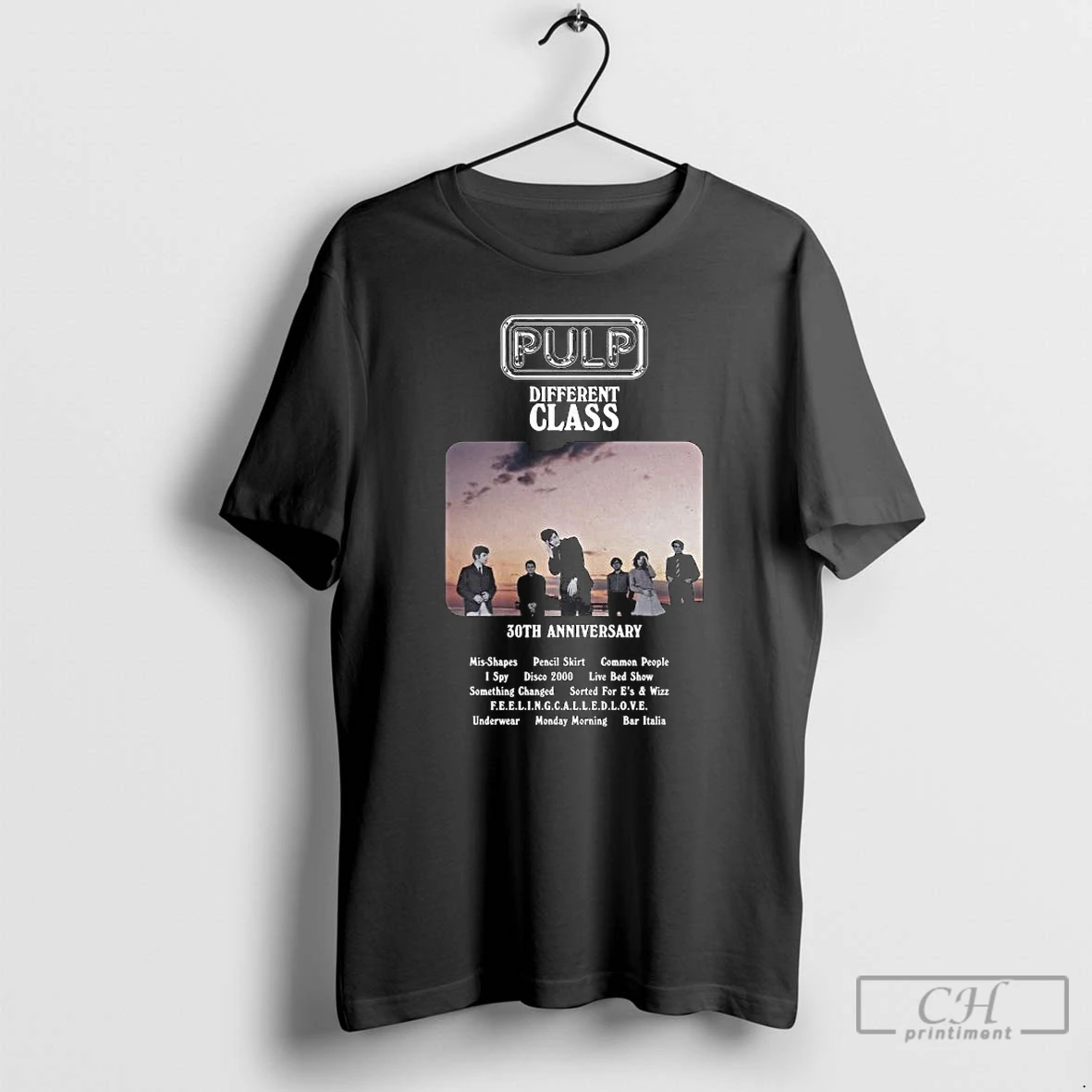 Classic Pulp Different Class 30th Anniversary Long Sleve T Shirts Hoodie