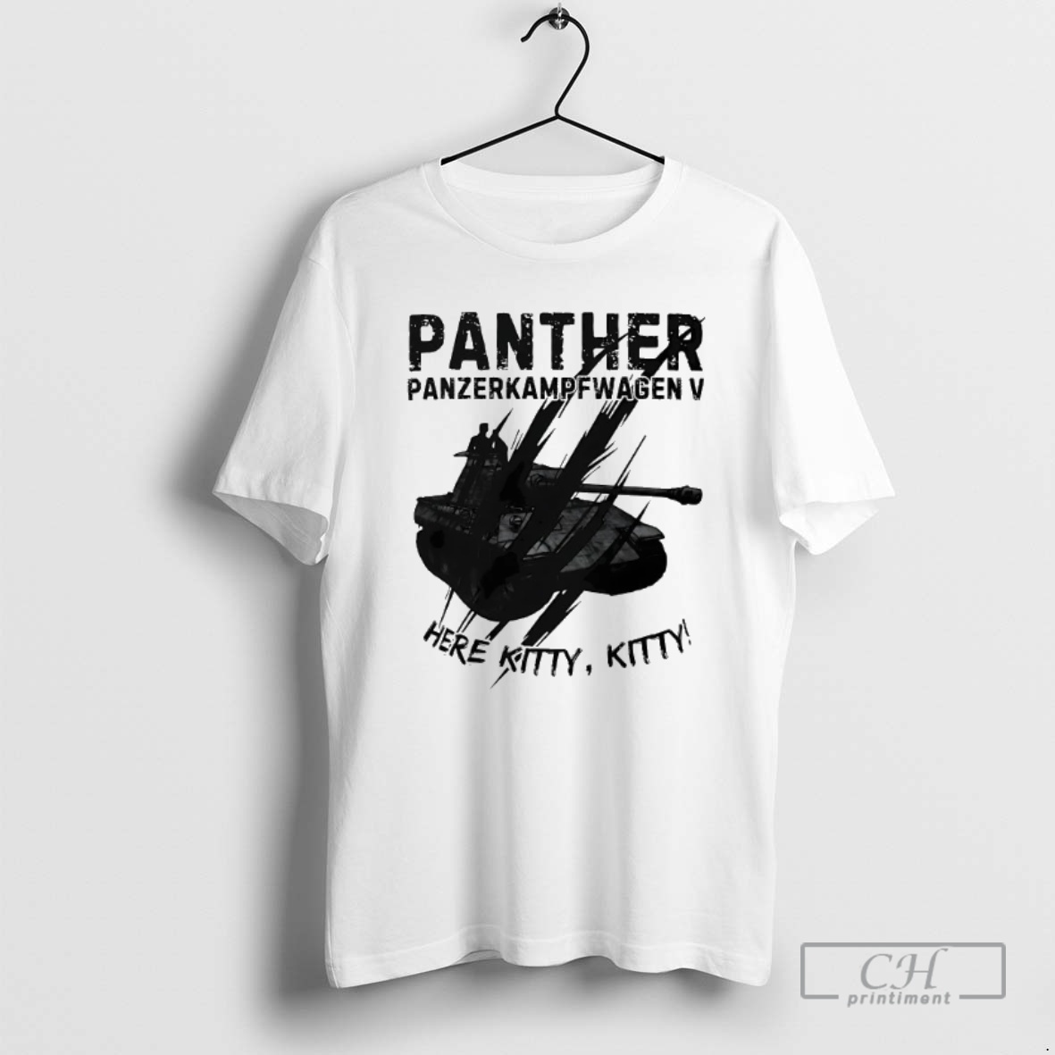 Classic Panther Panzerkampfwagen V Here Kitty Kitty Shirt Sweater Hoodie