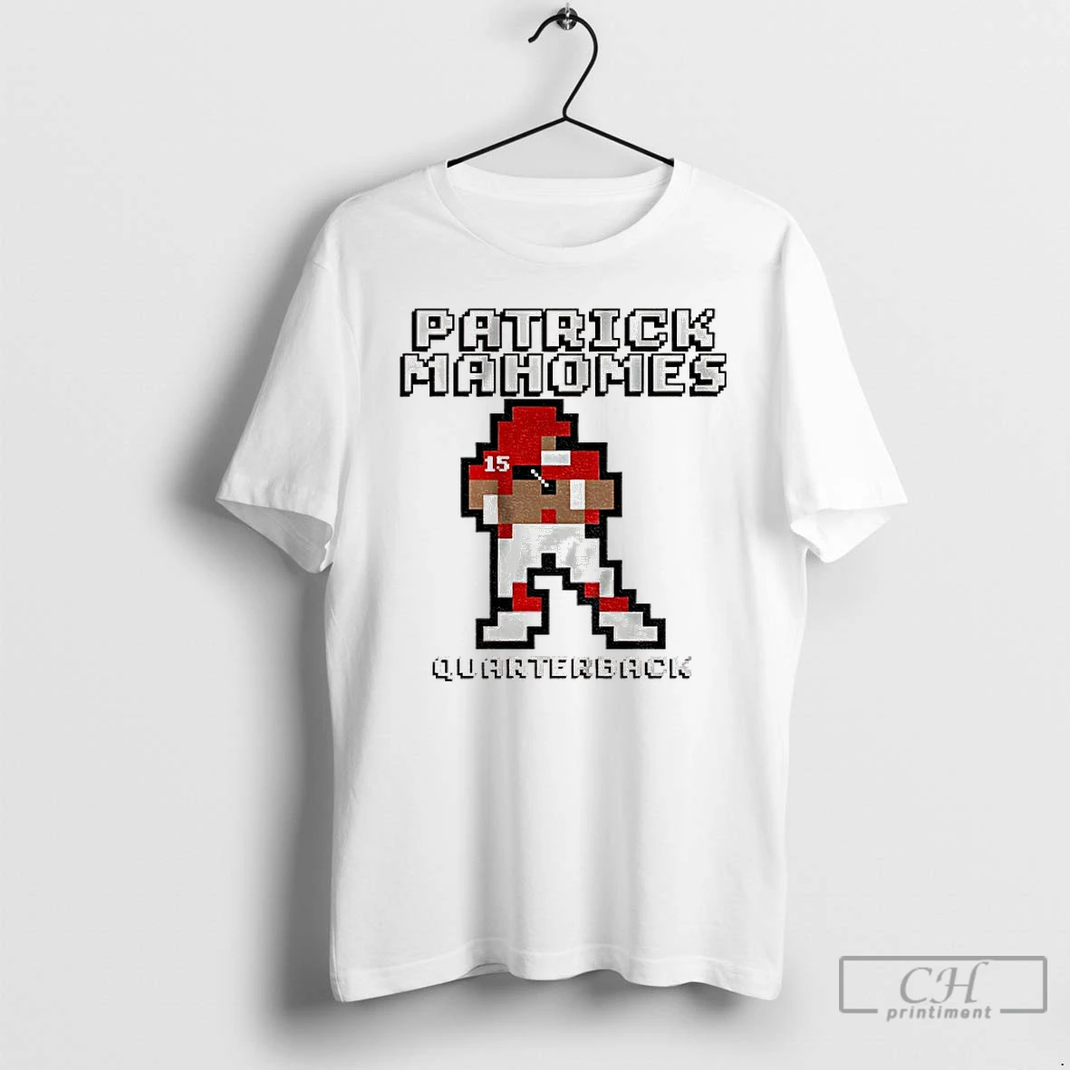 Classic Patrick Mahomes Quarterback Kansas City Chiefs Nfl Football Retro Baller 8bit T Shirts Hoodie