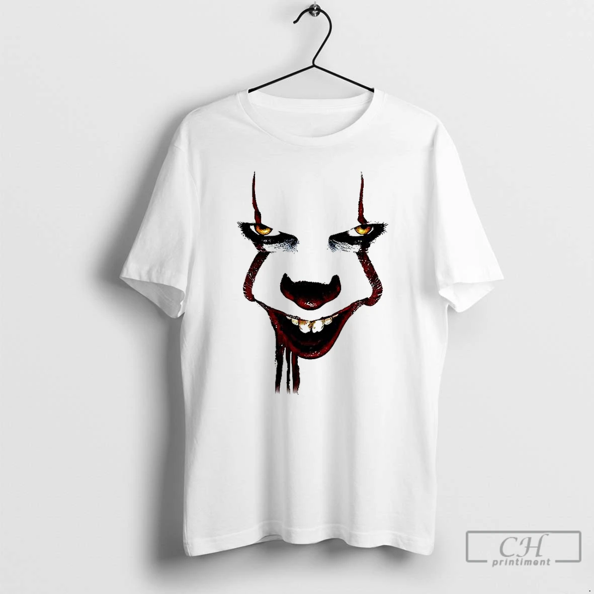 Classic Pennywise Smile It Big Face Graphic Halloween T Shirts Hoodie Longsleeve