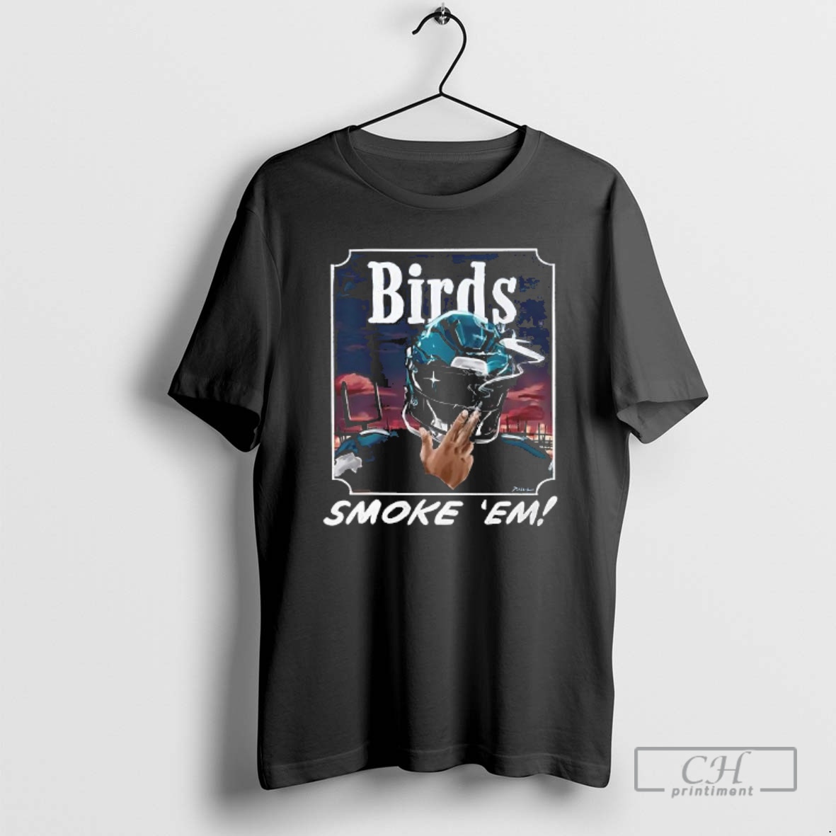 Classic Philadelphia Eagles Birds Smoke Em Card Shirt Sweater Hoodie