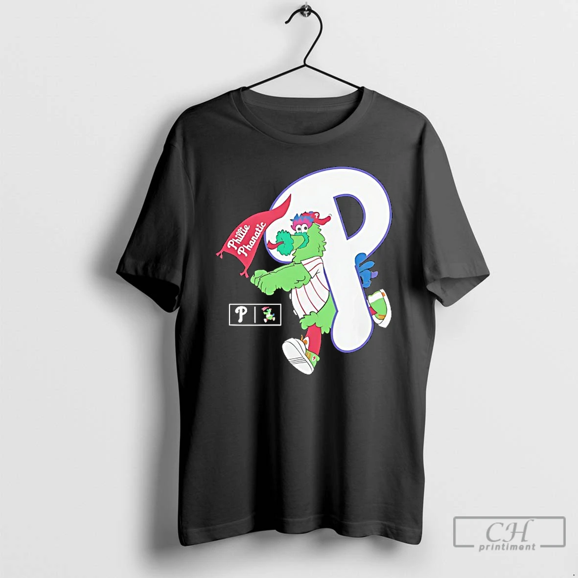 Classic Philadelphia Phillies Deceptor Mascot Holding Red Flag T Shirts Hoodie