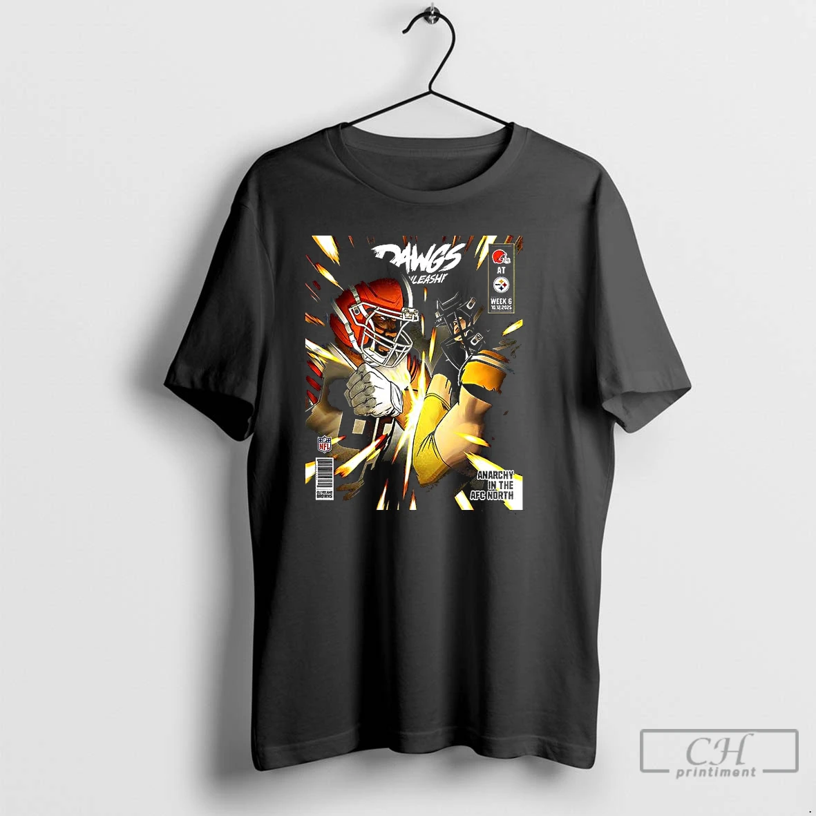 Classic Pittsburgh Steelers Vs Cleveland Browns Nfl 2025 Week 6 Graphic T Shirts Hoodie