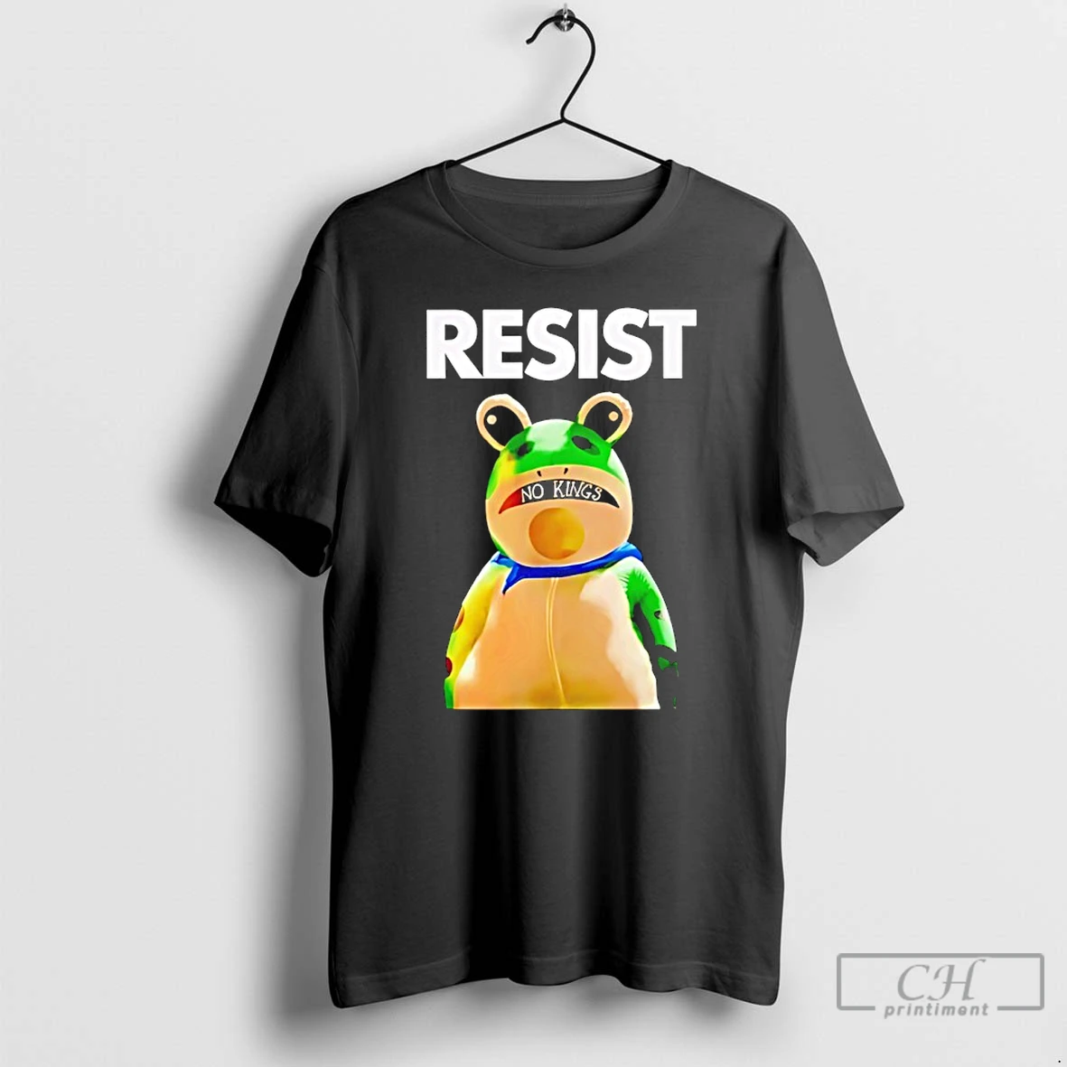 Classic Portland Frog Resist No Kings T Shirts Hoodie