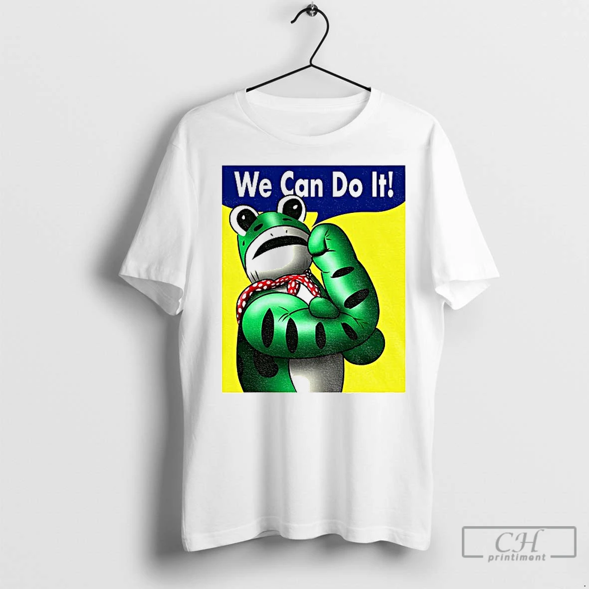 Classic Portland Frog Rosie The Riveter We Can Do It Anti Ice T Shirt