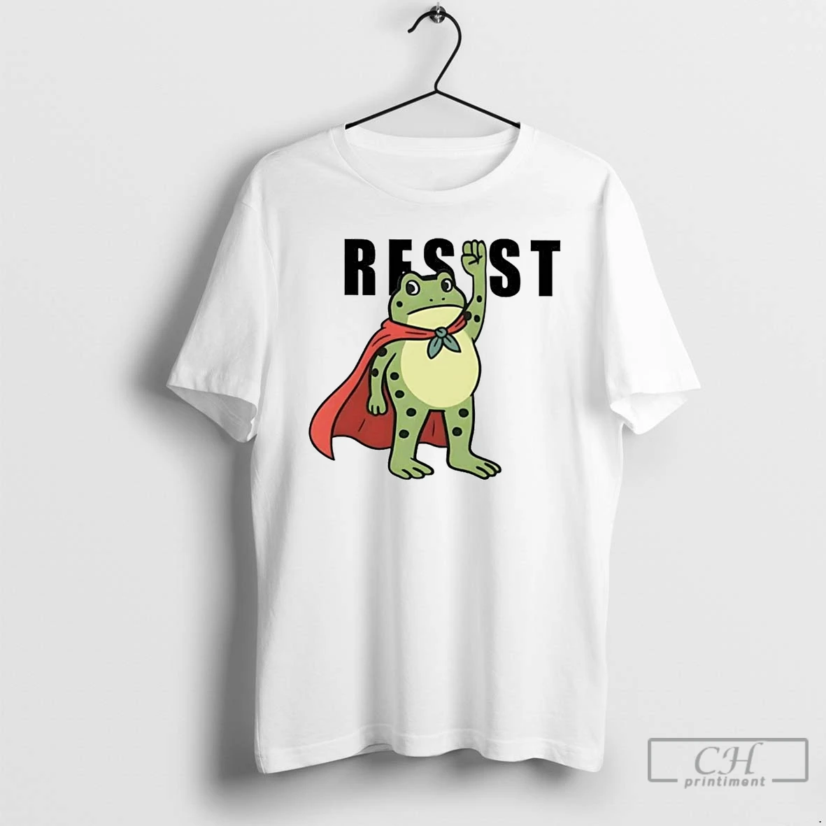 Classic Portland Frog Red Cape Hero Resist T Shirts Hoodie
