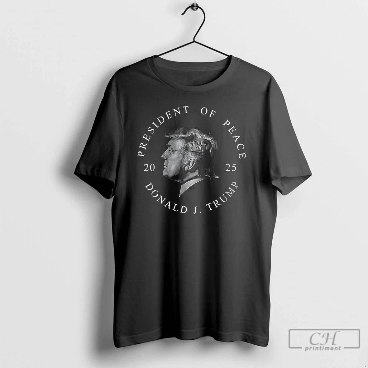 Classic President Of Peace Donald J Trump 2025 Graphic T Shirts Hoodie