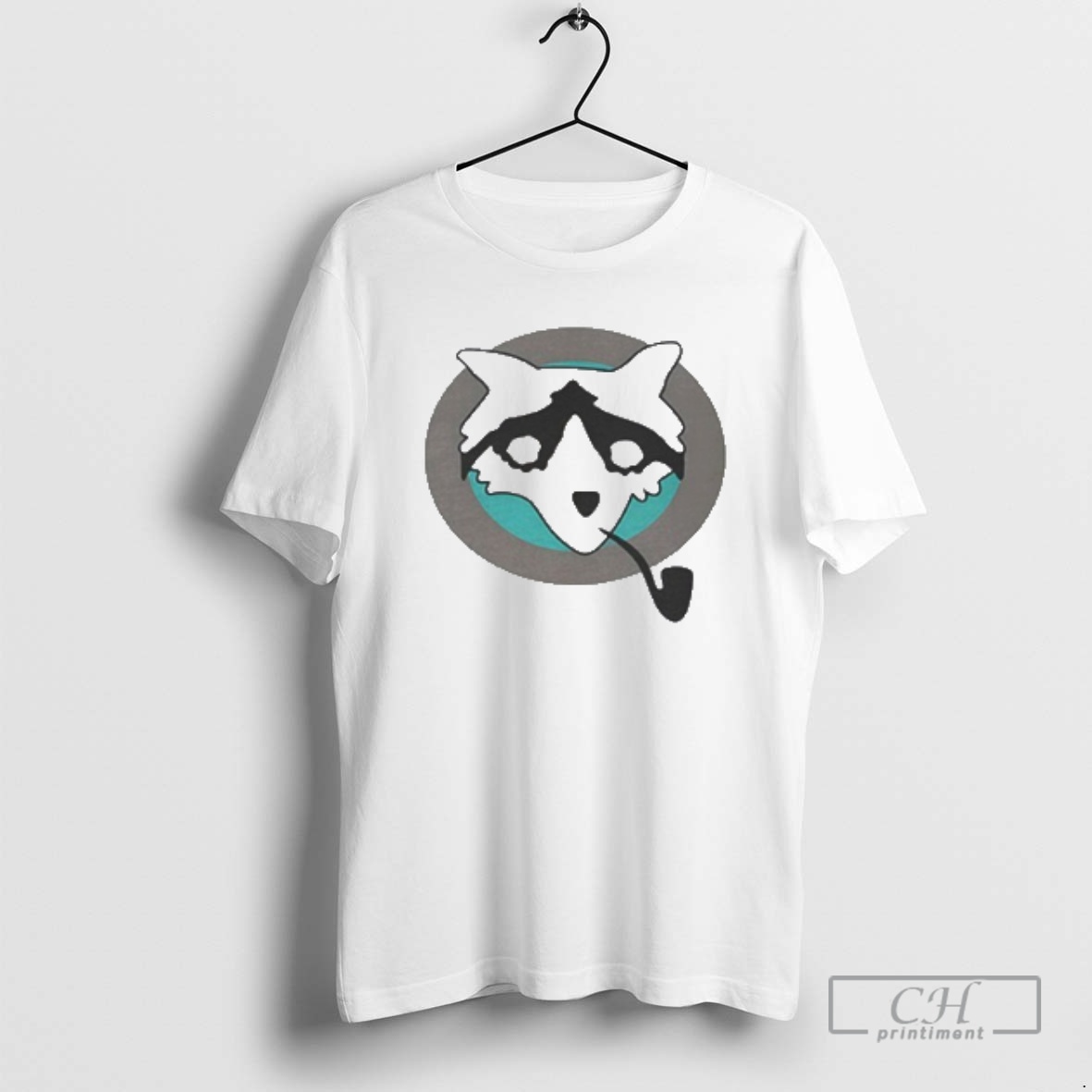 Classic Raccoon With Pipe Shirt Sweater