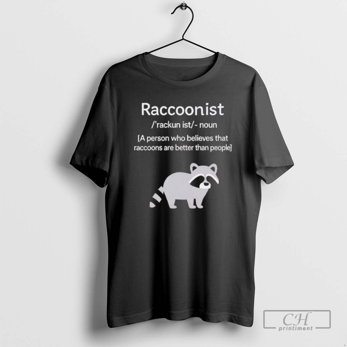 Classic Raccoonist Noun Meaning Definition Shirt Sweater Hoodie