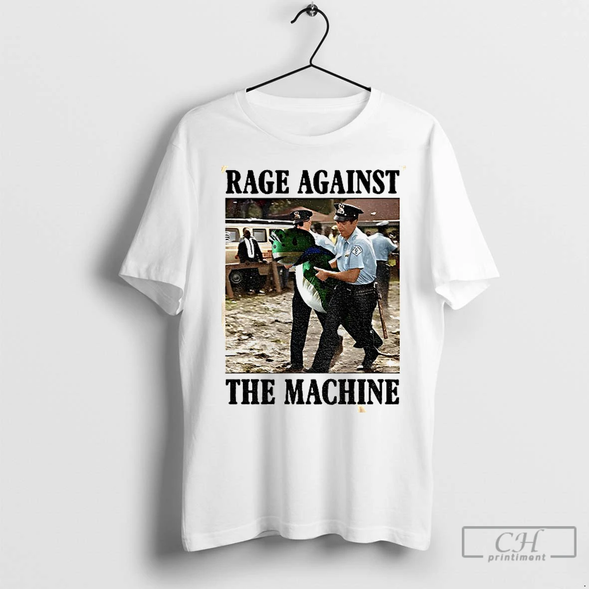 Classic Rage Against The Machine Funny Portland Frog T Shirt