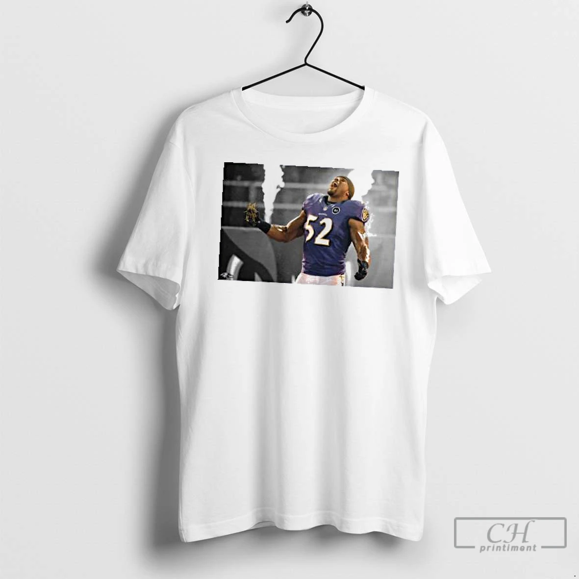 Classic Ray Lewis Baltimore Ravens Pay Homage Tri Blend T Shirt