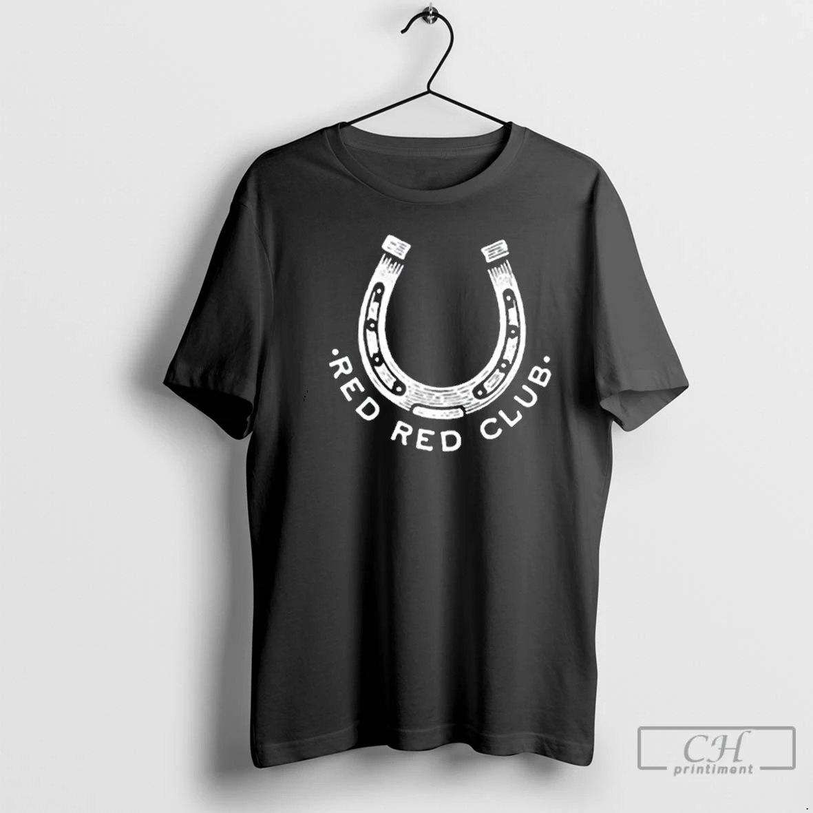 Classic Red Rum Club Horseshoe 2025 T Shirts Hoodie
