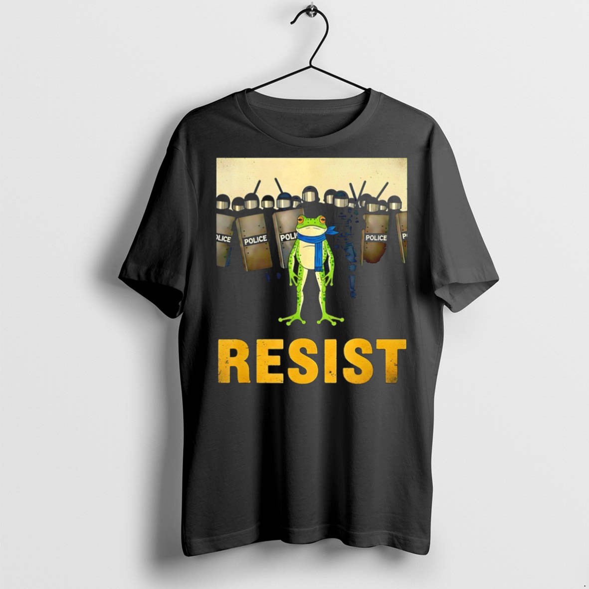 Classic Resist Frog Portland Frog Protest Anti Trump T Shirts