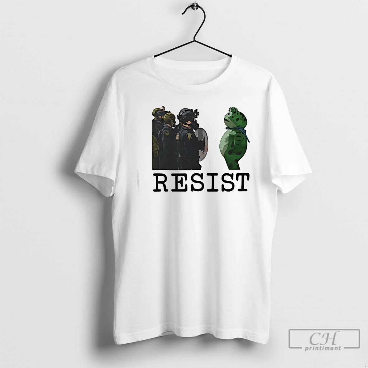 Classic Resist Portland Frog Protest Anti Ice Anti Fascism T Shirts Hoodie