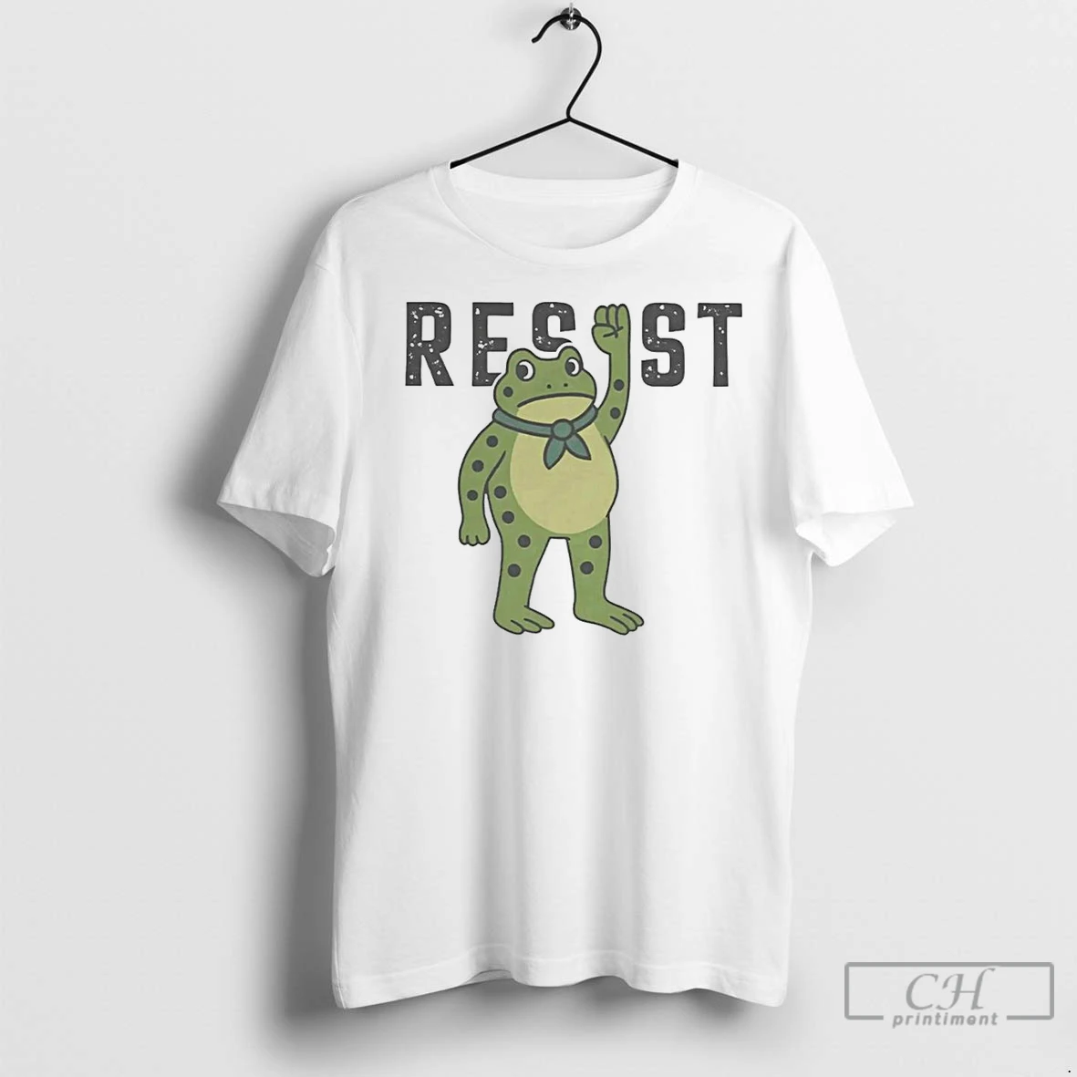Classic Resist Portland Frog T Shirt