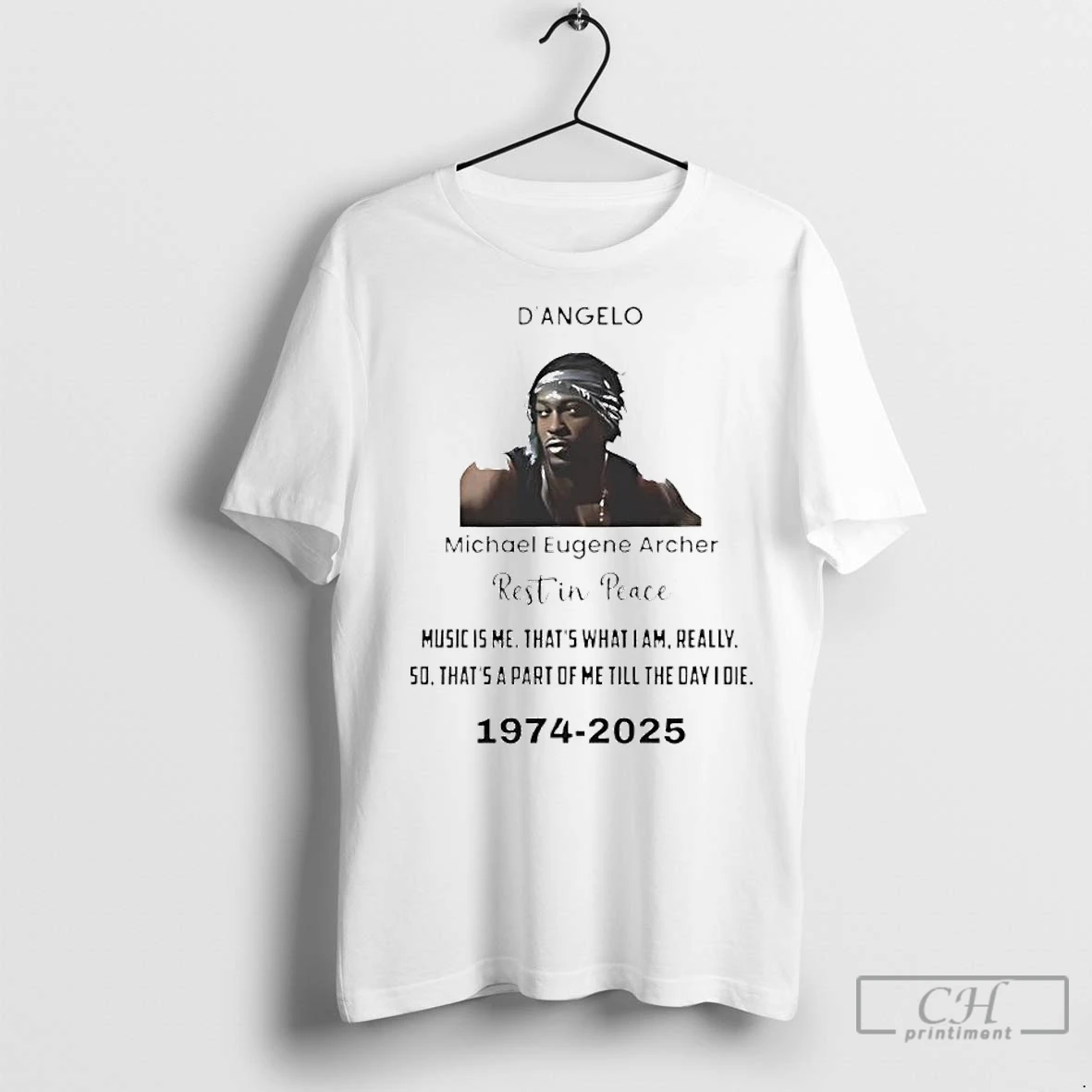 Classic Rip Dangelo Michael Eugene Archer Rest In Peace Ornaments T Shirt
