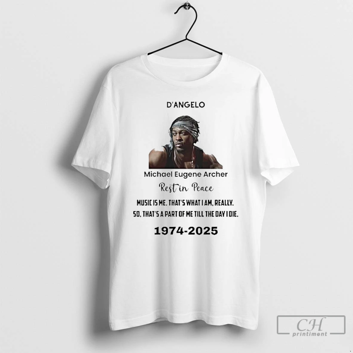 Classic Rip Dangelo Michael Eugene Archer 1974 2025 T Shirts Hoodie