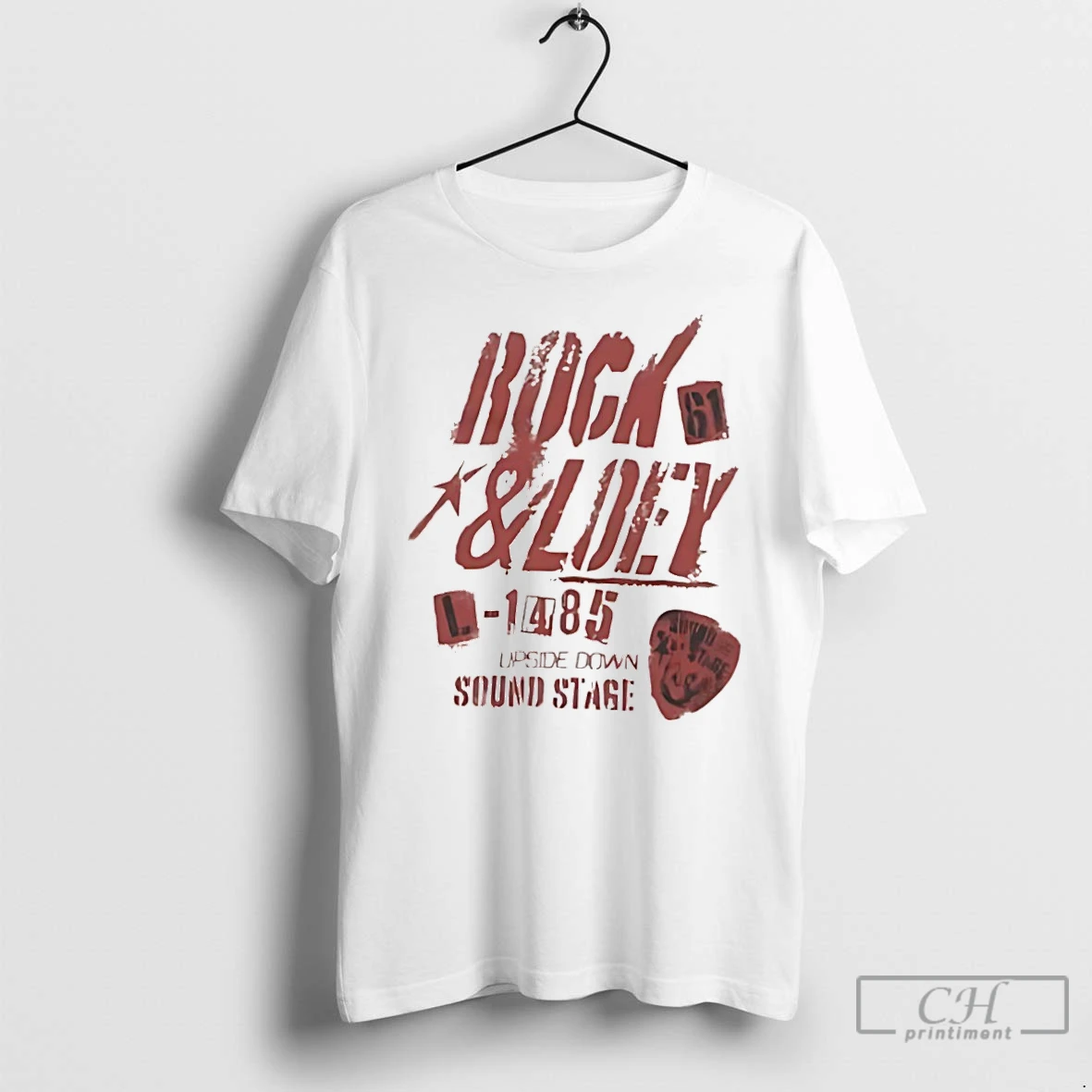 Classic Rock And Loey L 1485 Upside Down Sound Stage T Shirts Hoodie
