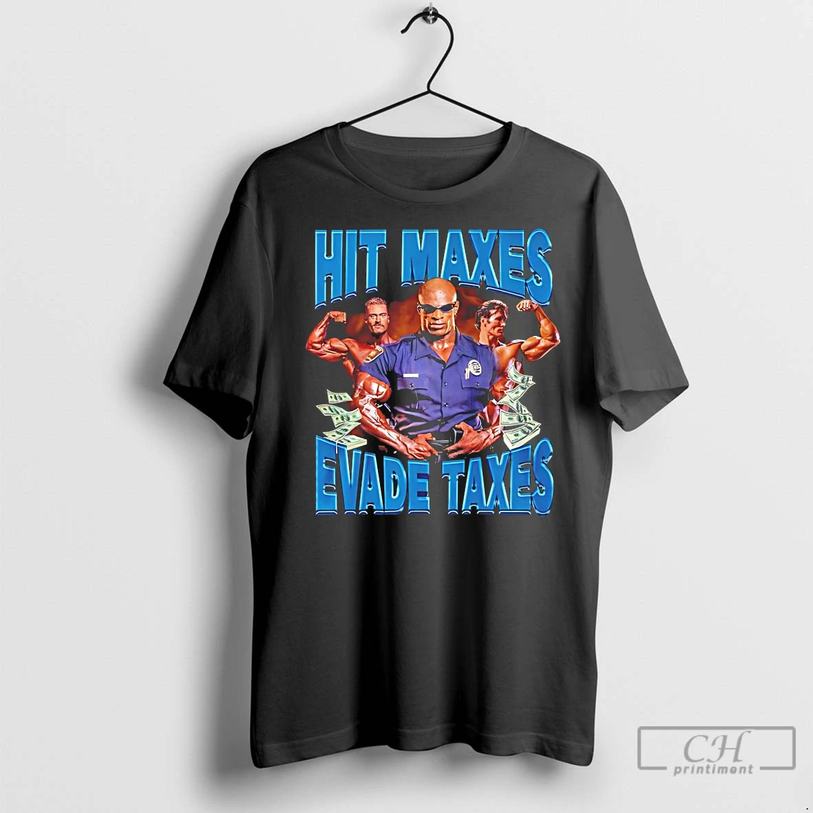 Classic Ronnie Coleman Hit Maxes Evade Taxes T Shirt