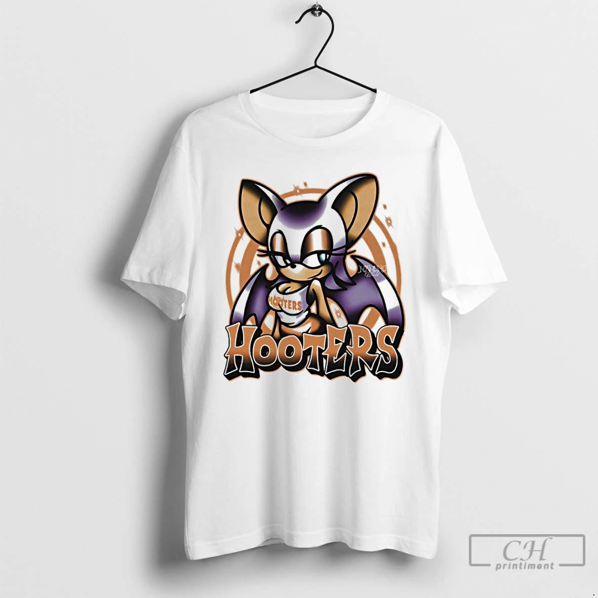 Classic Rouge The Bat Hooters T Shirts Hoodie