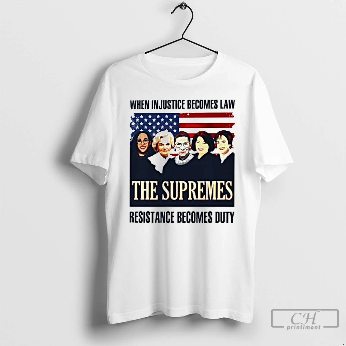 Classic Ruth Bader Ginsburg When Injustice Becomes Law The Supremes Resistance Becomes Duty T Shirts Hoodie