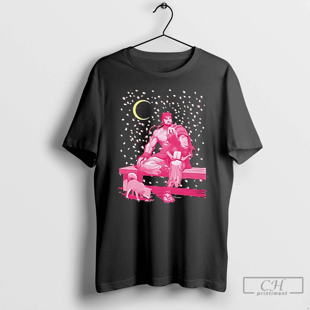 Classic Ryu Street Fighter Cherry Blossom T Shirts Hoodie