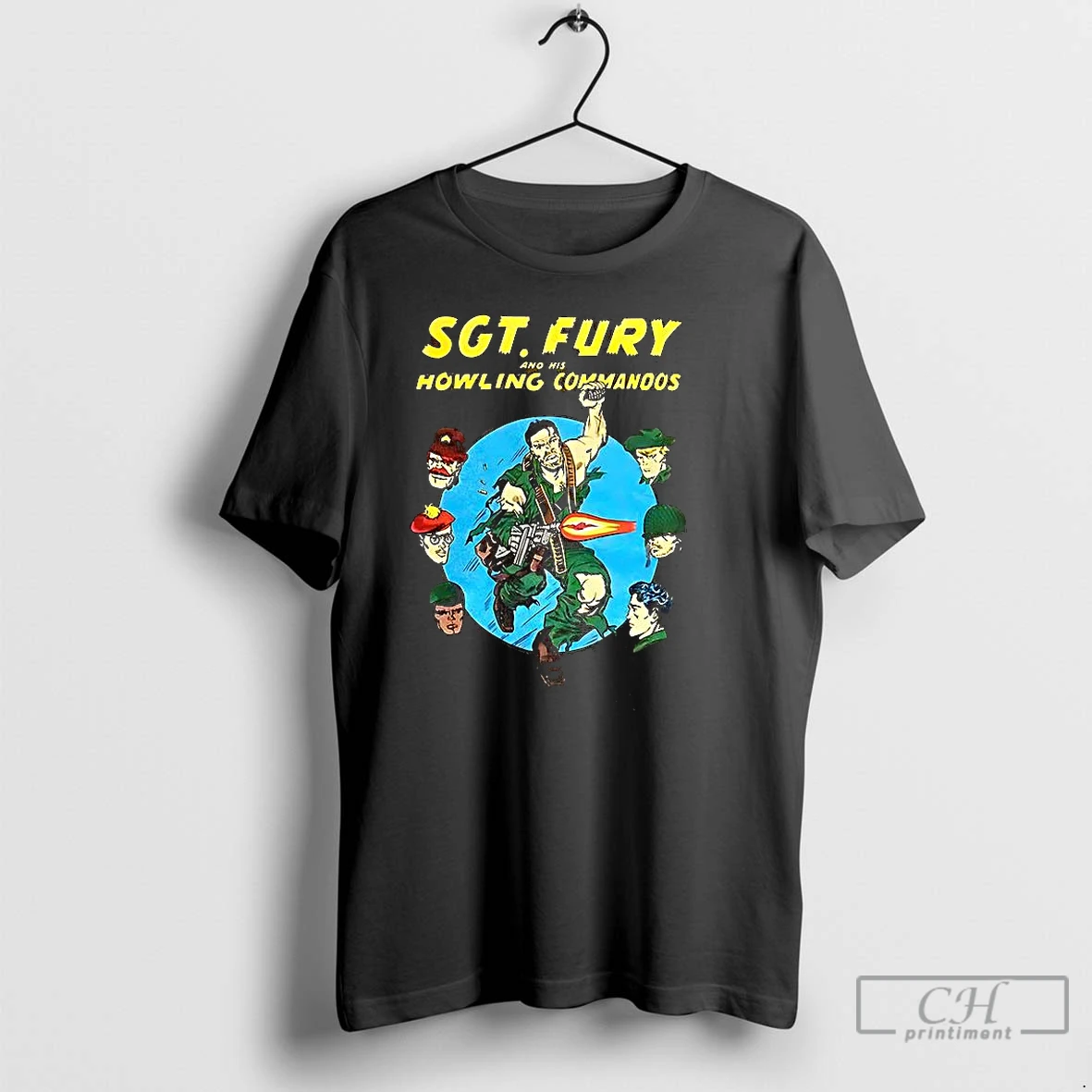 Classic Sgt Fury And His Howling Commandos T Shirts Hoodie Longsleeve