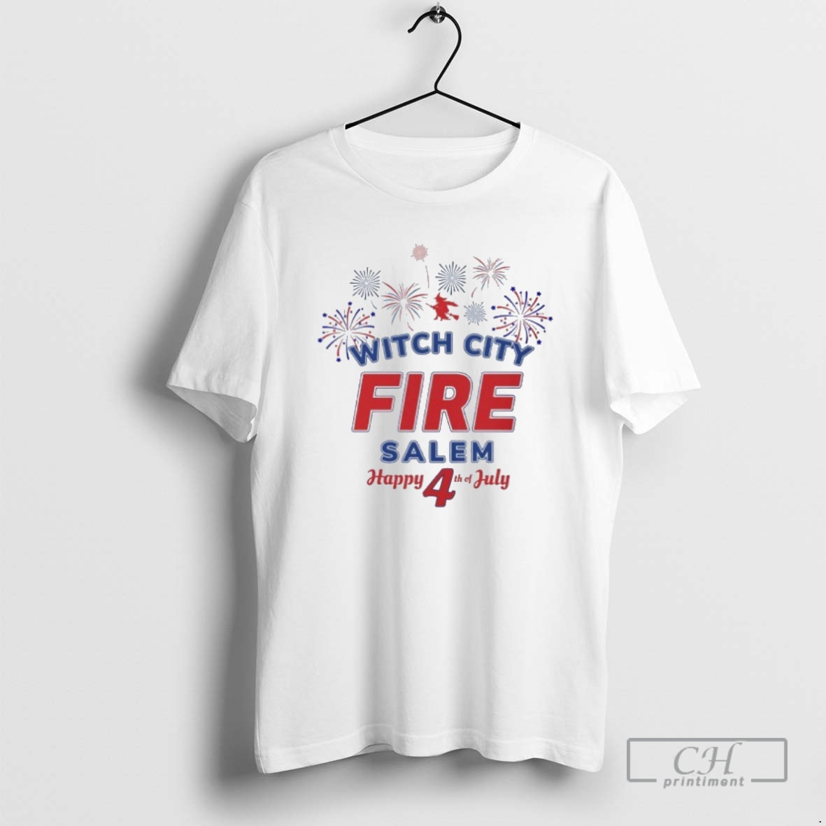 Classic Salem Witch City Fire 4th Of July Shirt Sweater Hoodie