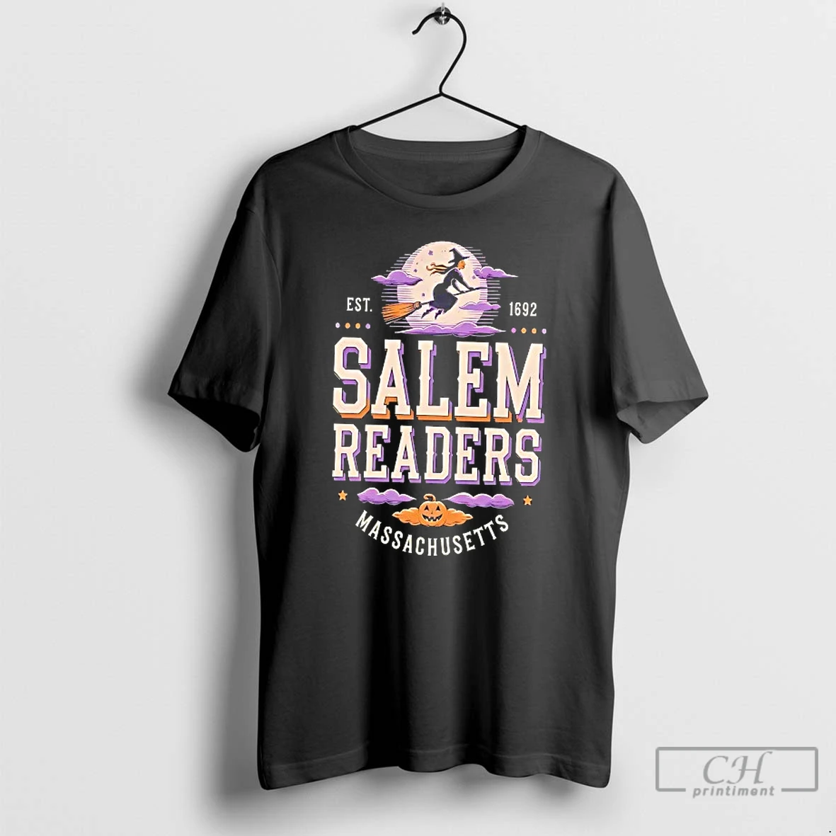 Classic Salem Readers Est 1693 Massachusetts Halloween Witchy T Shirts Hoodie