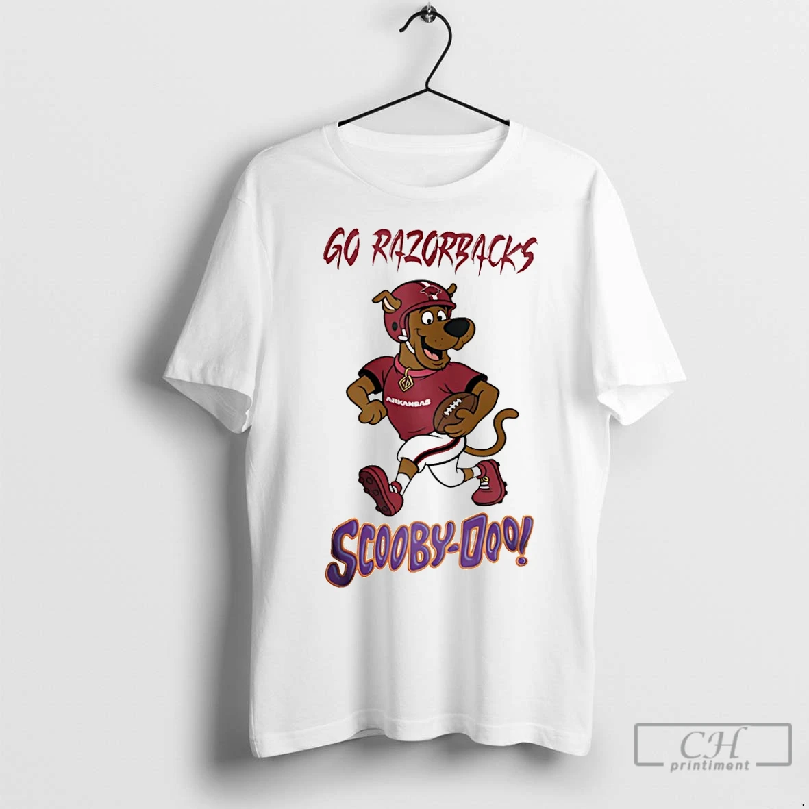 Classic Scooby Doo X Arkansas Razorbacks Go Razorbacks T Shirt