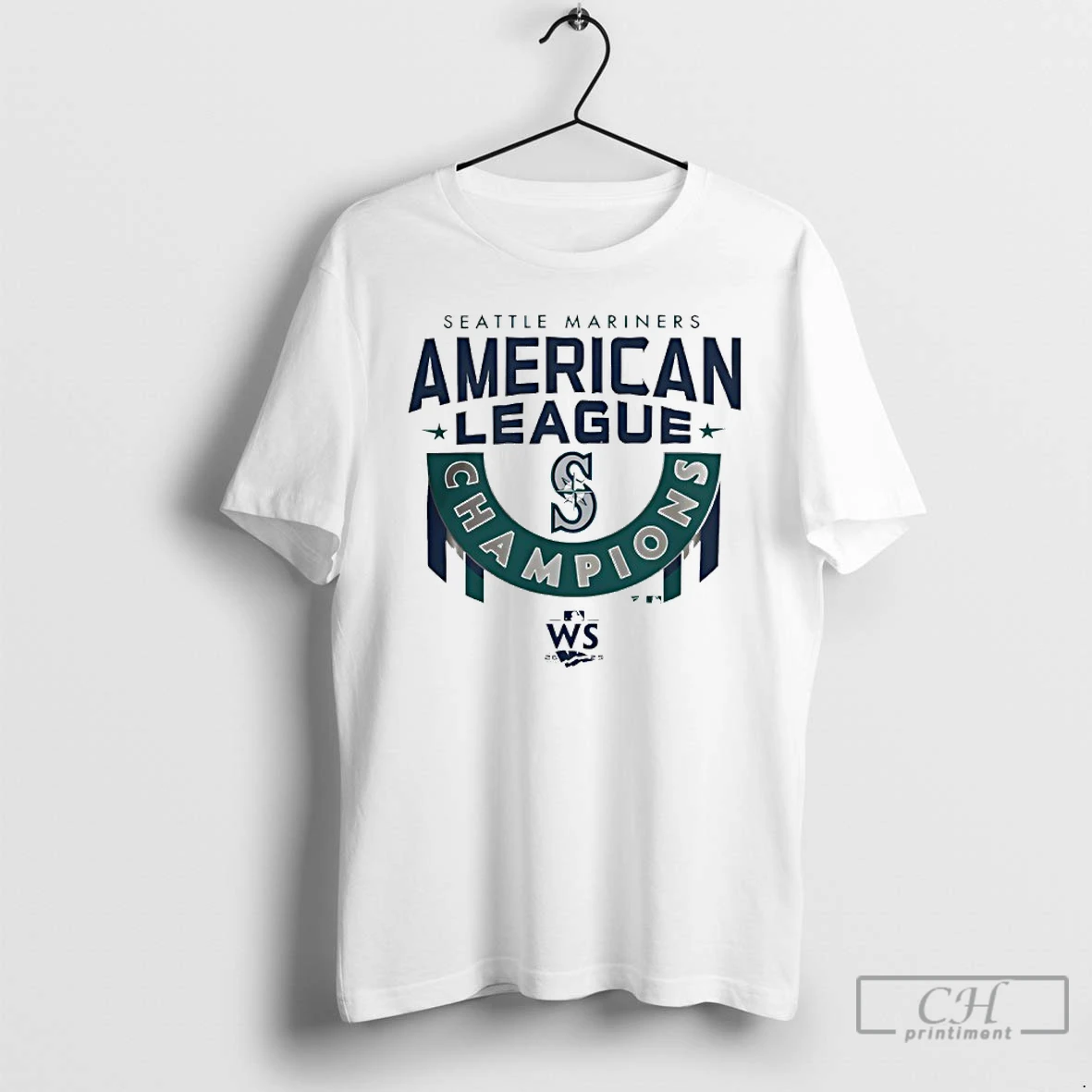 Classic Seattle Mariners 2025 Mlb American League Champions Baseball T Shirts Hoodie