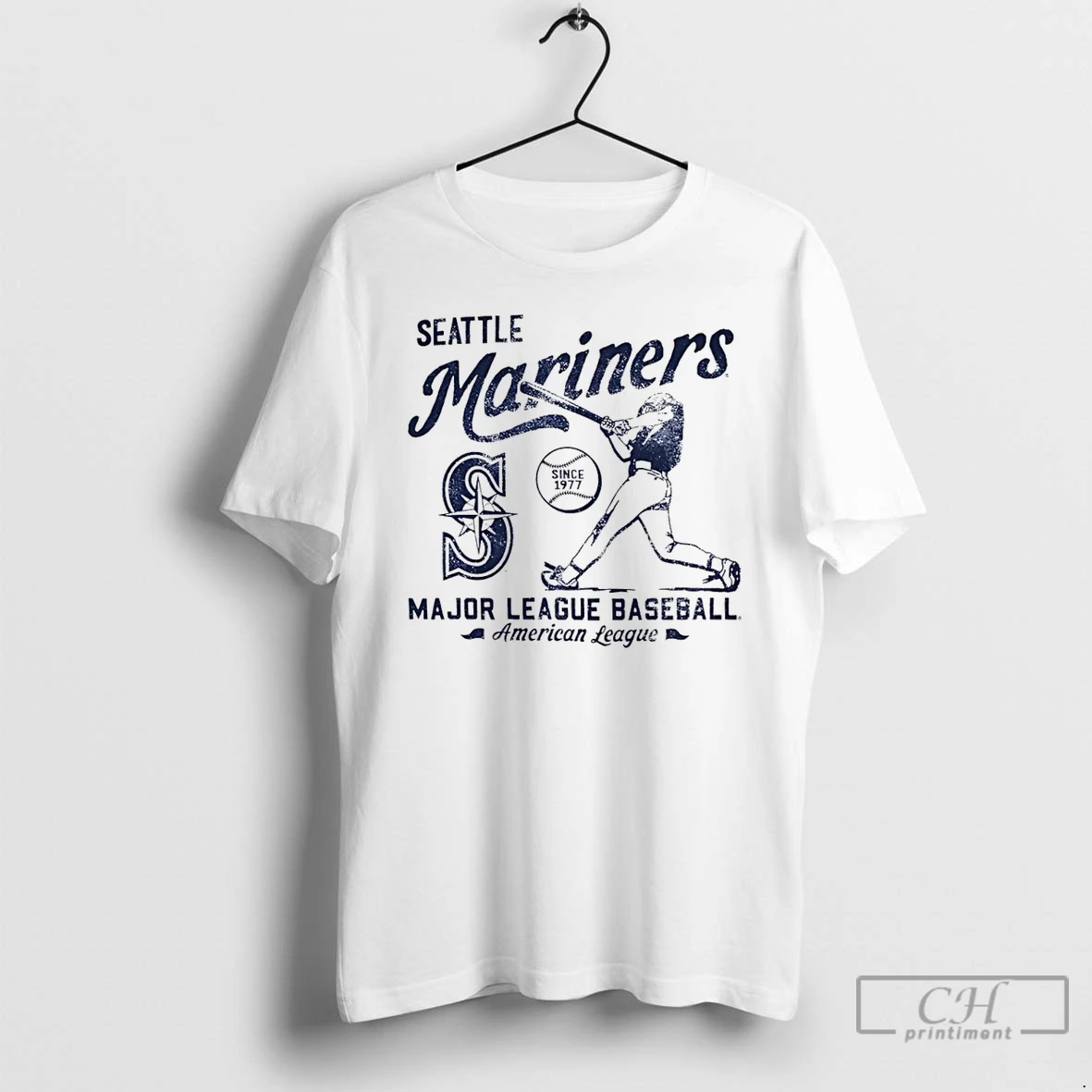 Classic Seattle Mariners Major League Baseball American League Since 1977 T Shirts Hoodie Longsleeve