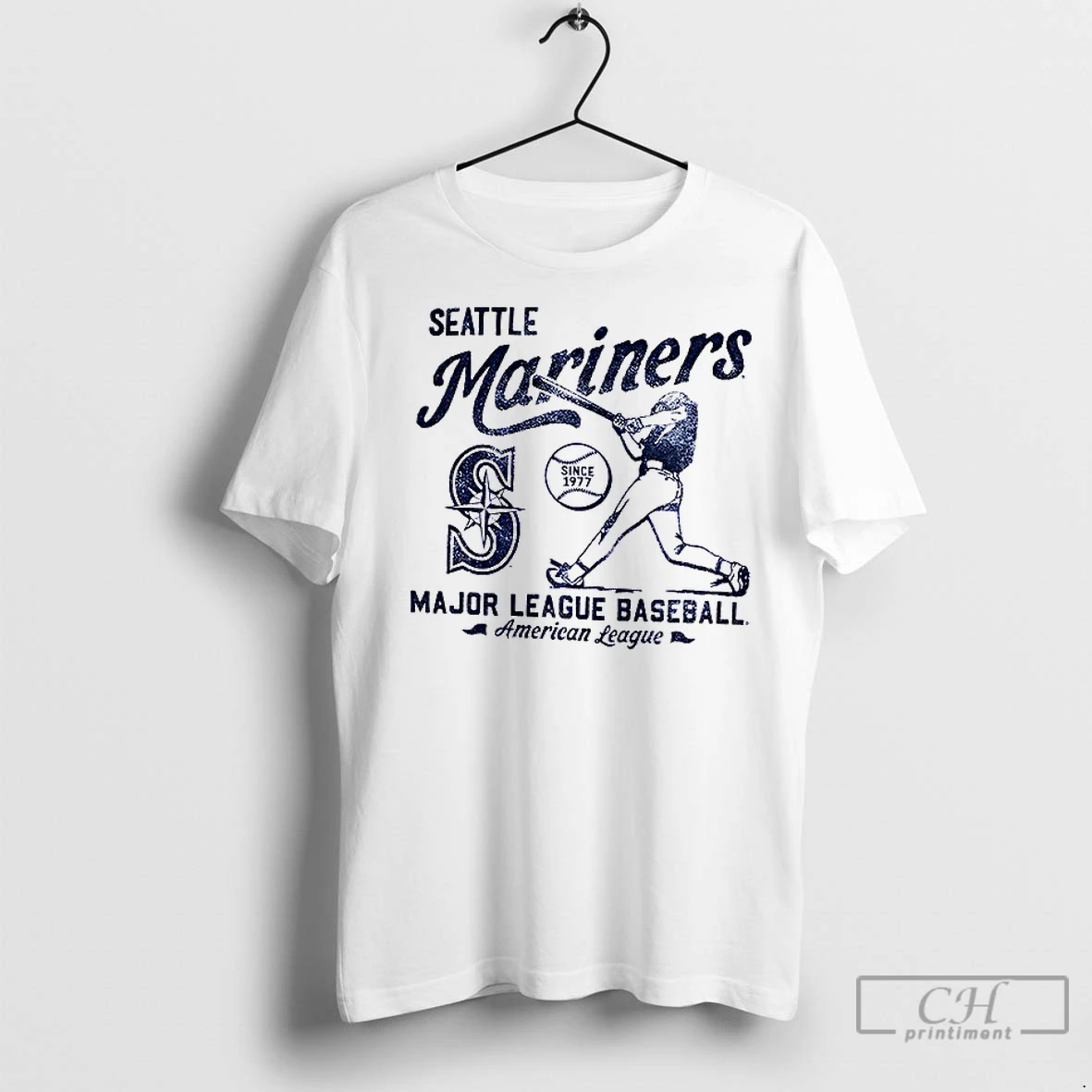 Classic Seattle Mariners Player Major League Baseball American League Since 1977 T Shirt