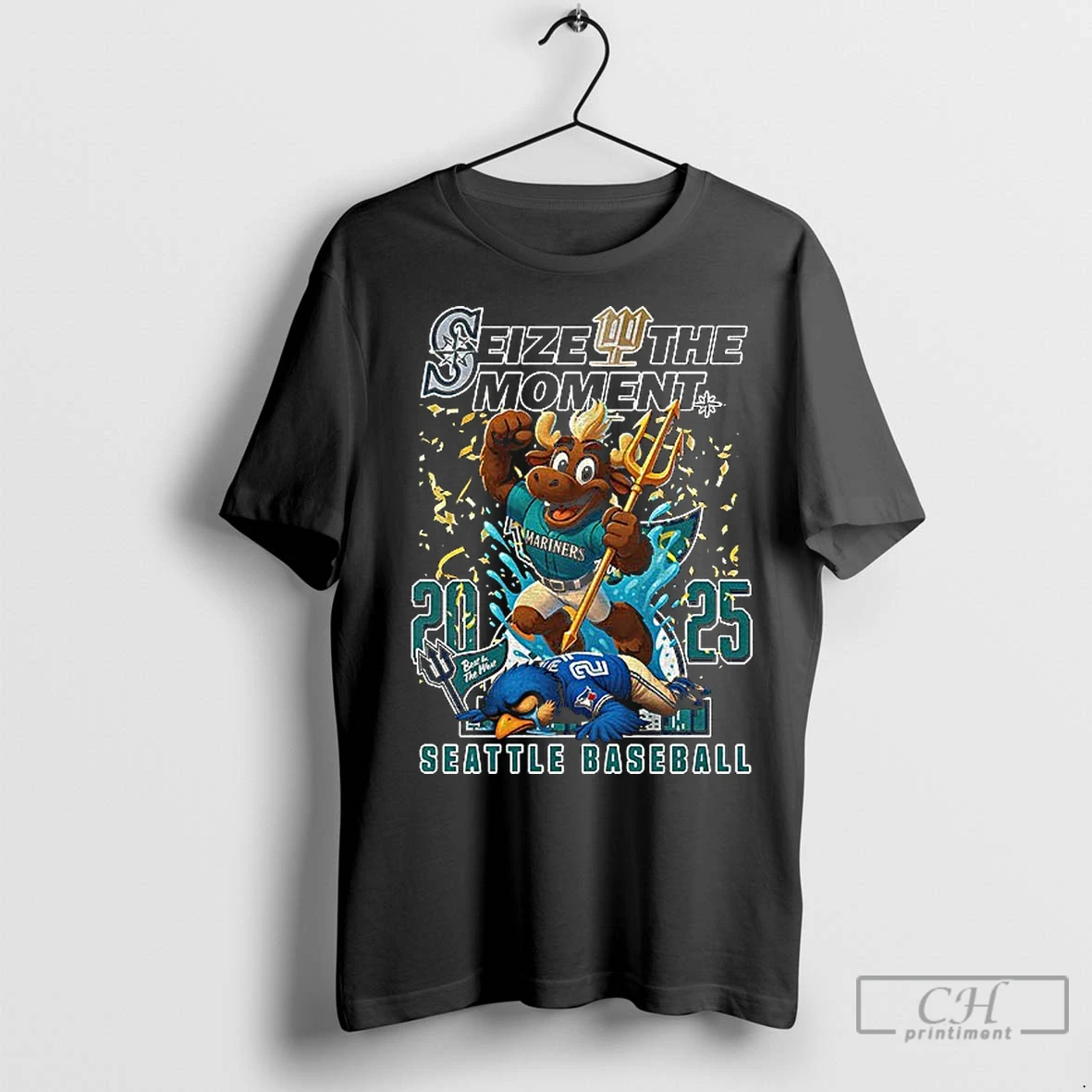 Classic Seattle Mariners Beat Toronto Blue Jays Mascot 2025 Mlb Baseball Game Day T Shirt